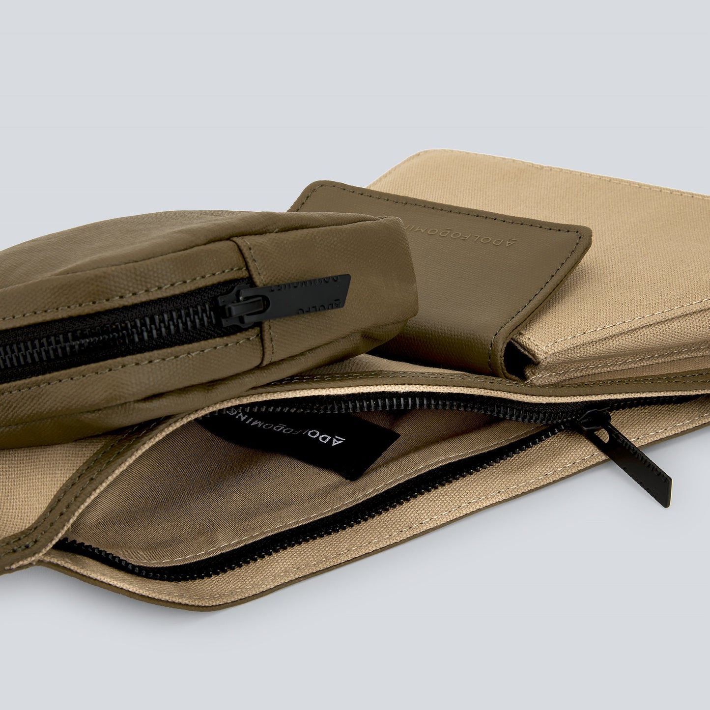 Camel Recycled Cotton Camel Crossbody