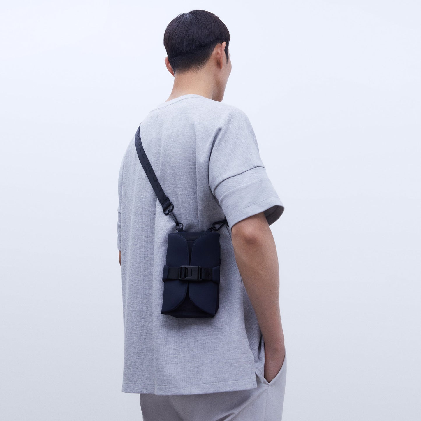 Navy Blue Foldable Shoulder Strap