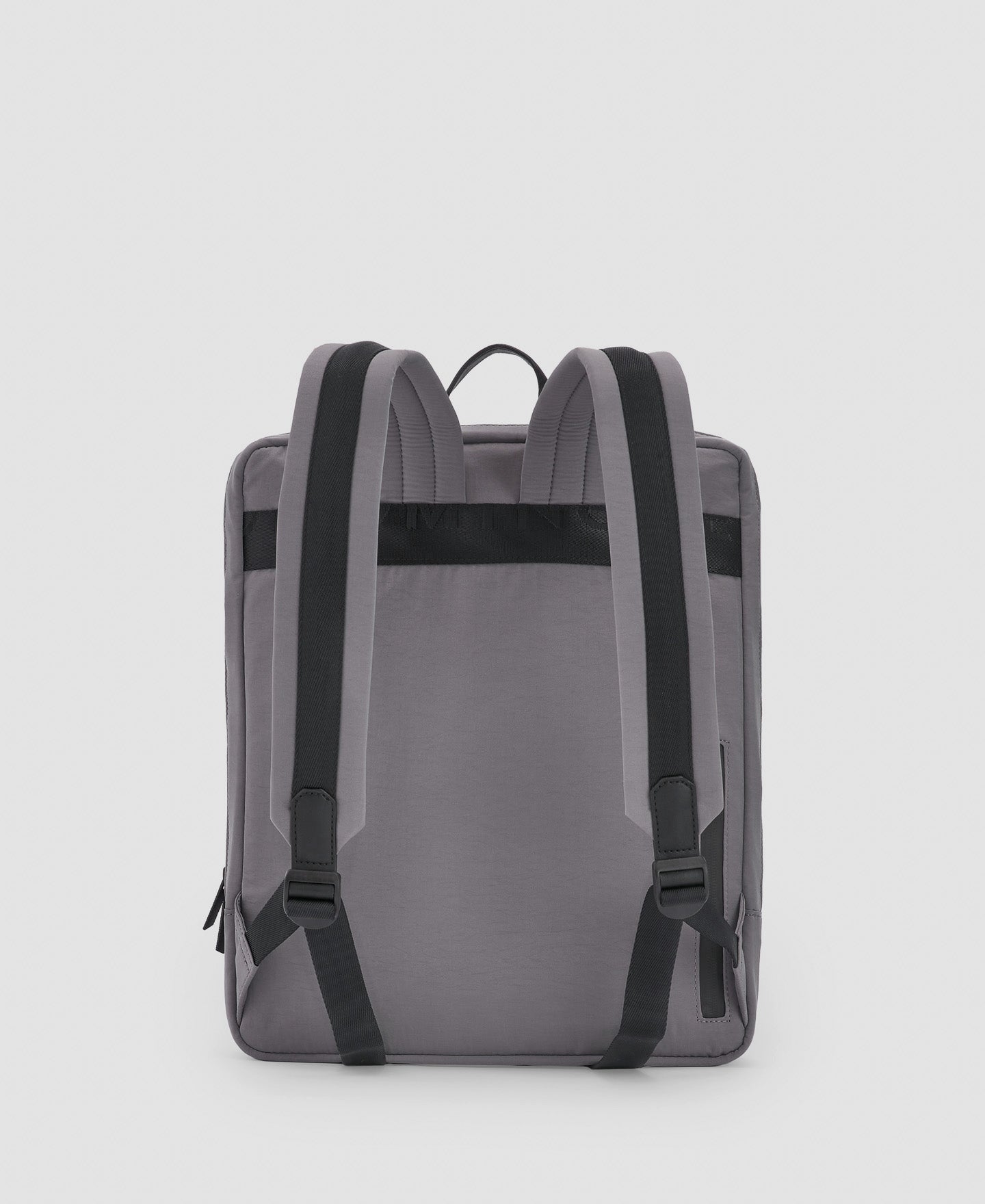Grey Recycled Polyester Backpack