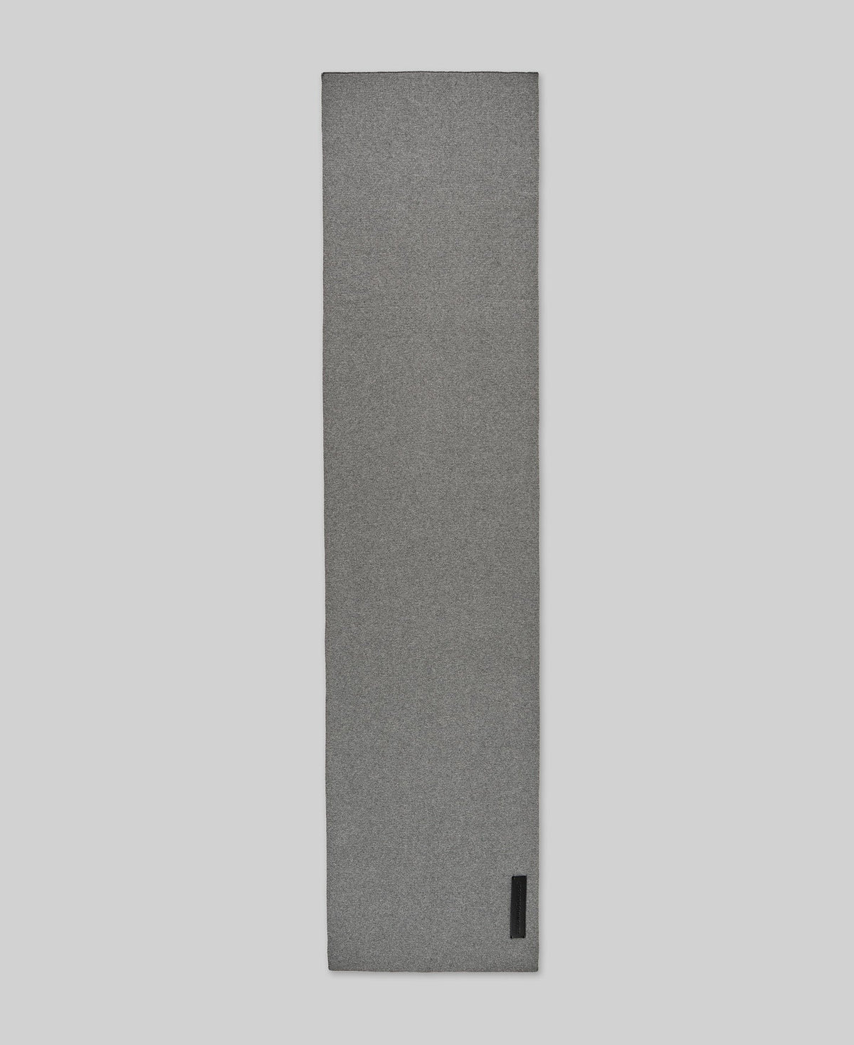 Plain Cotton Scarf for Men in Grey Melange