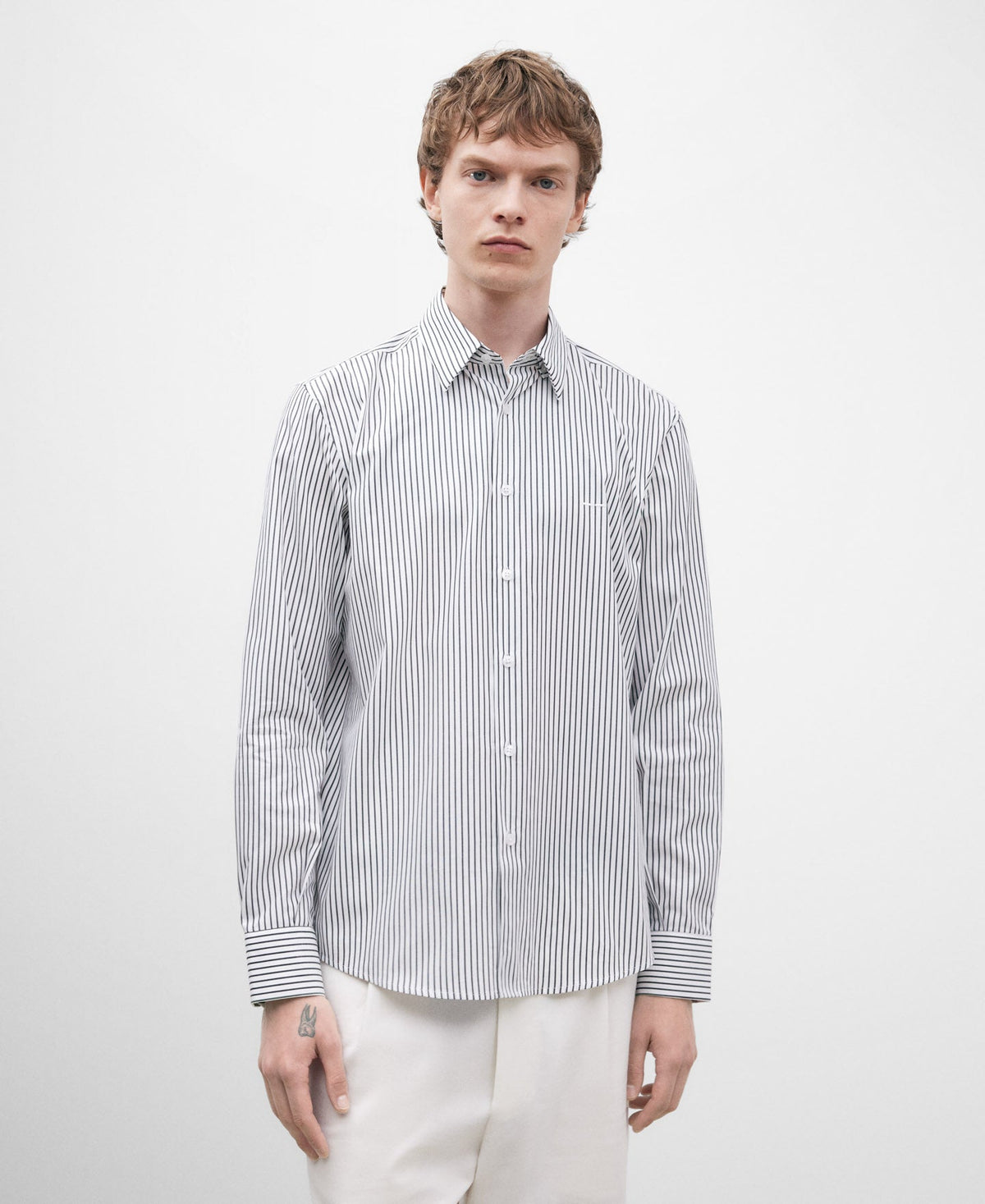 Black And White Striped Shirt