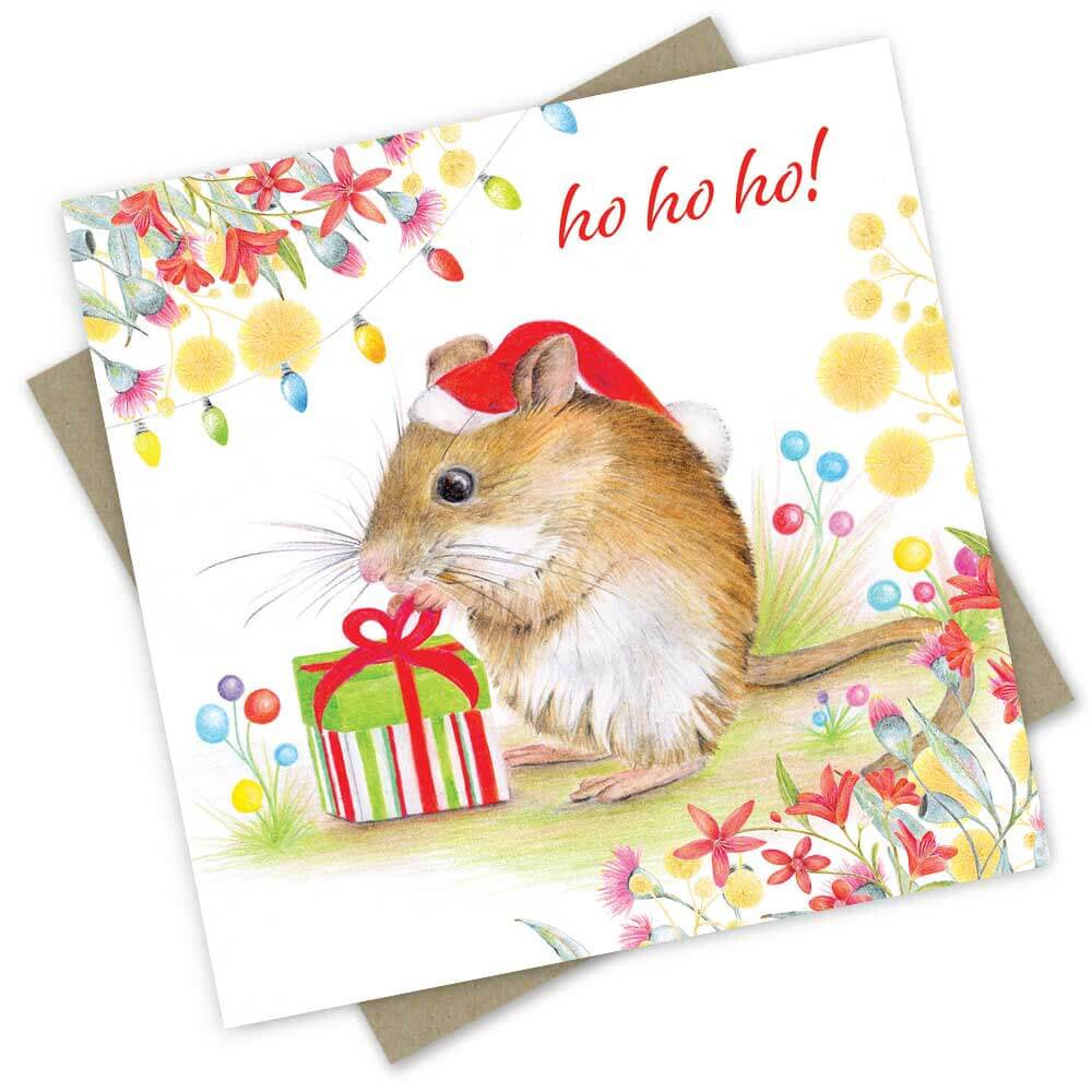 Christmas Card: Ho Ho Ho Hopping Spinifex