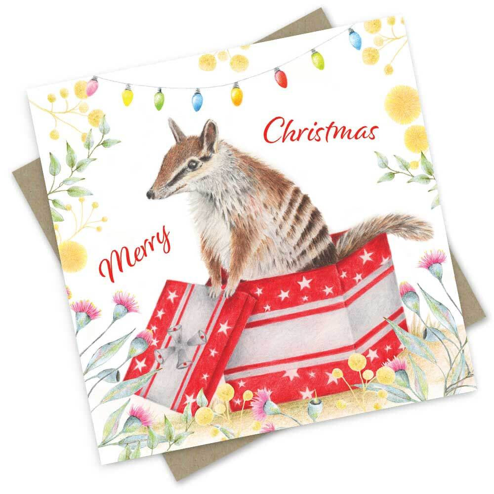 Christmas Card: A Numbat Surprise