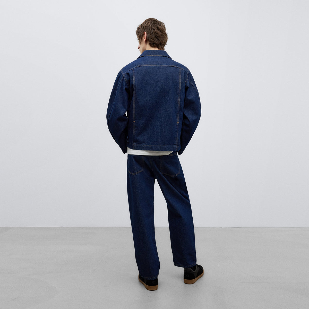 Denim Blue Cotton Denim Jacket