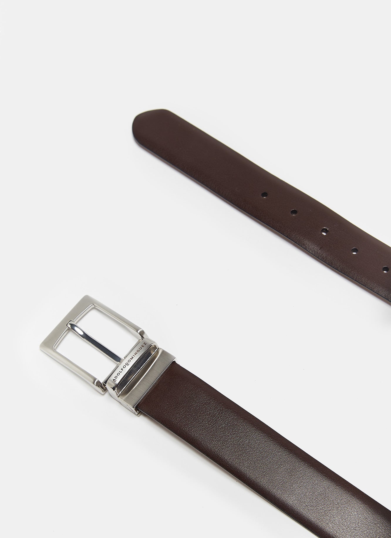 Brown Classic Reversible Leather Belt