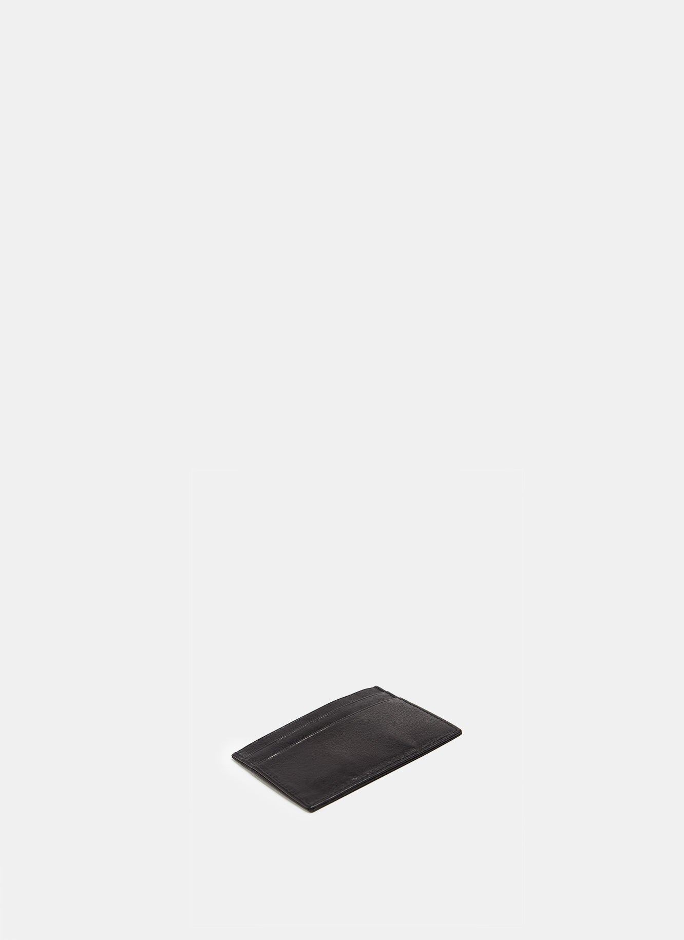 Black Rectangular Leather Card Holder