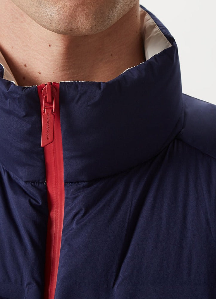 Navy Blue Padded Waistcoat With Waterproof Seams