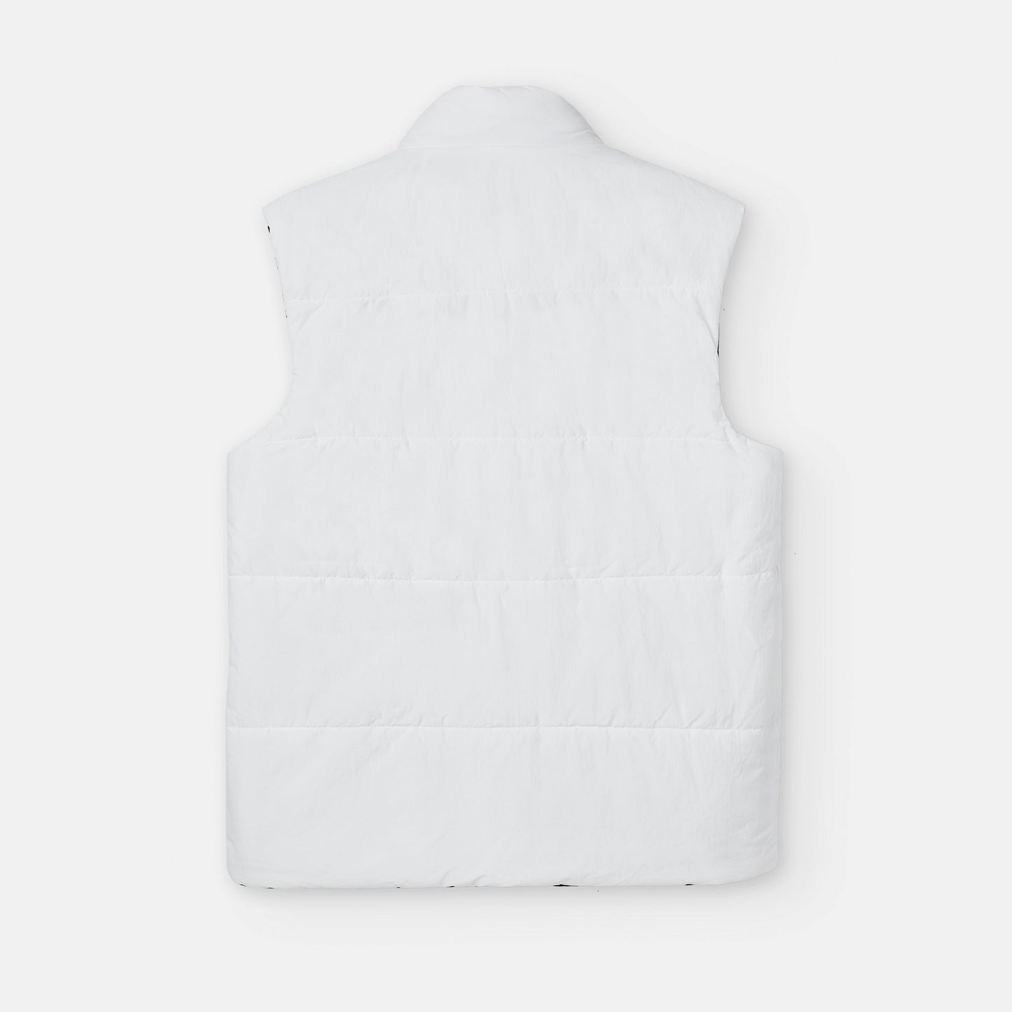 White/Navy Reversible Padded Nylon Vest