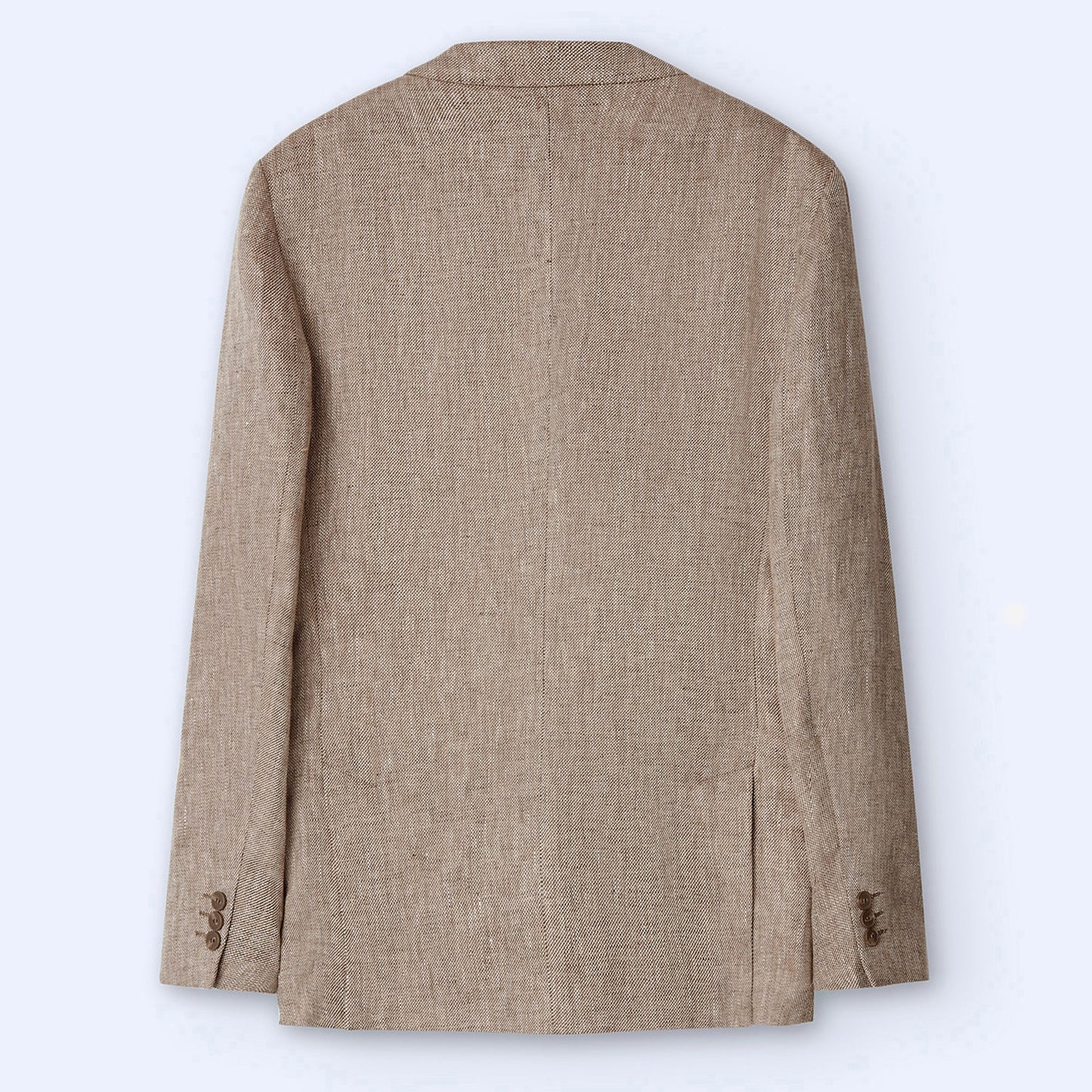 European Linen Two Button Blazer