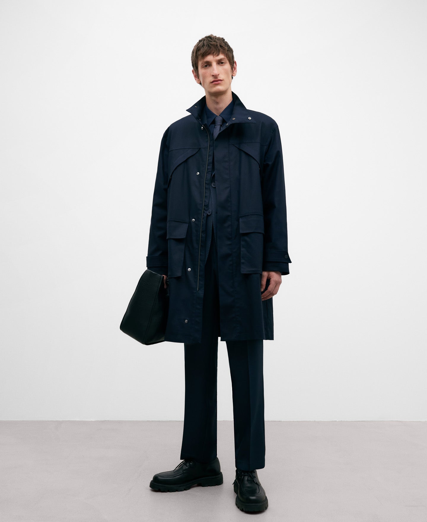 Mandarin Collar Parka