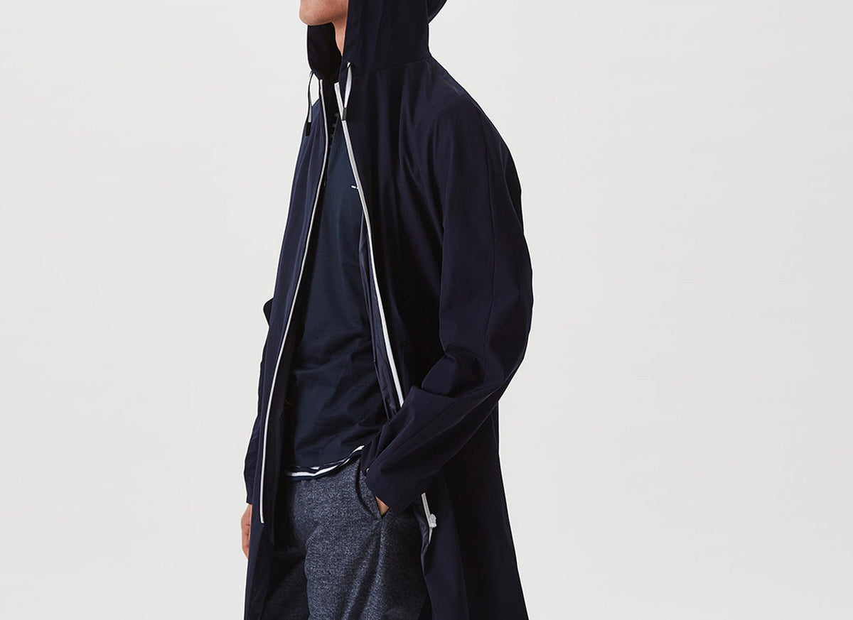 Navy Blue Parka