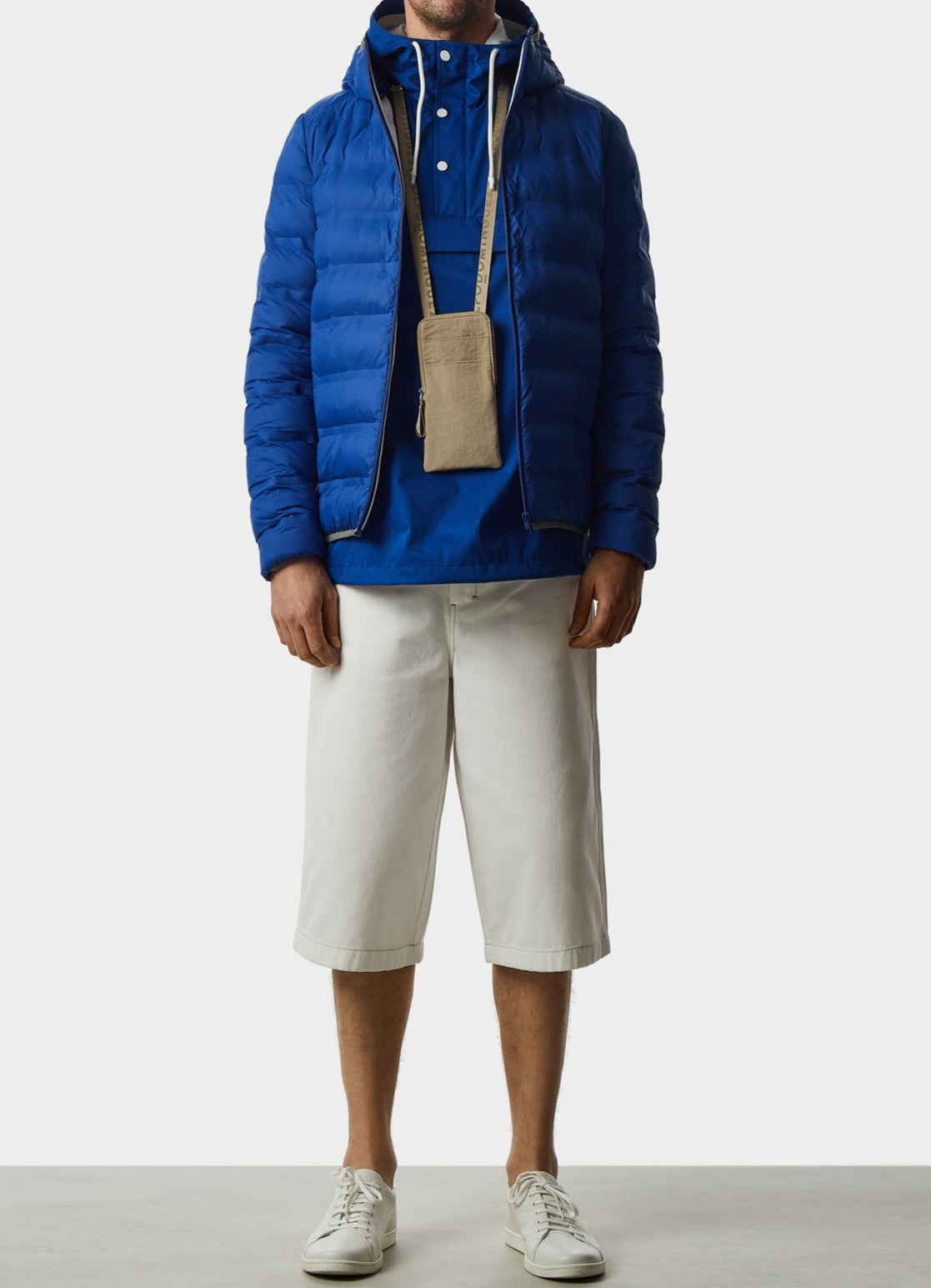 Blue Mallard Padded Jacket With Waterproof Seam