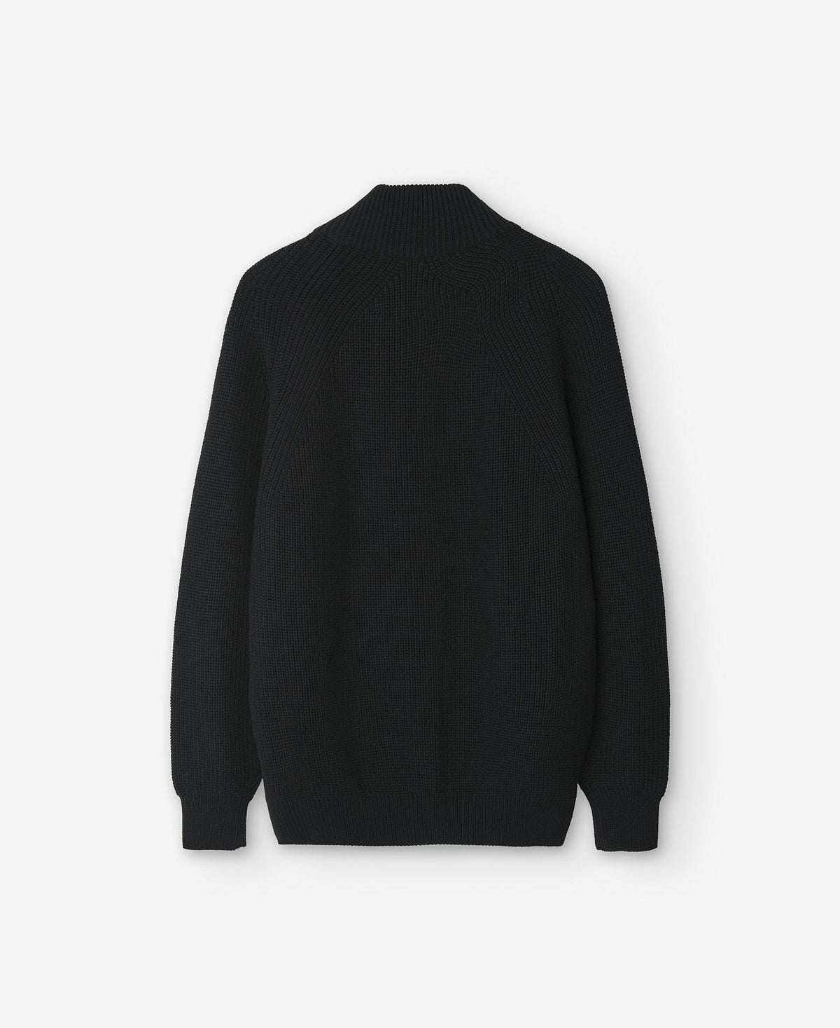 Black Cotton Cardigan For Men