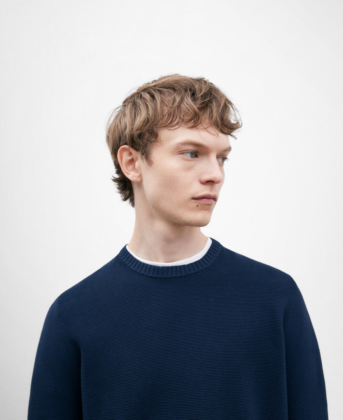 Navy Knitted Sweater
