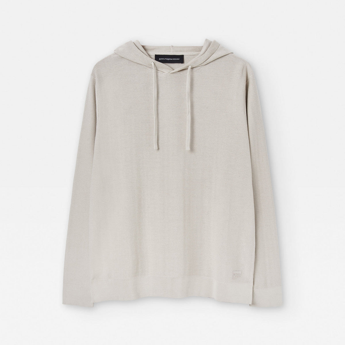 Light Grey Cotton Hoodie