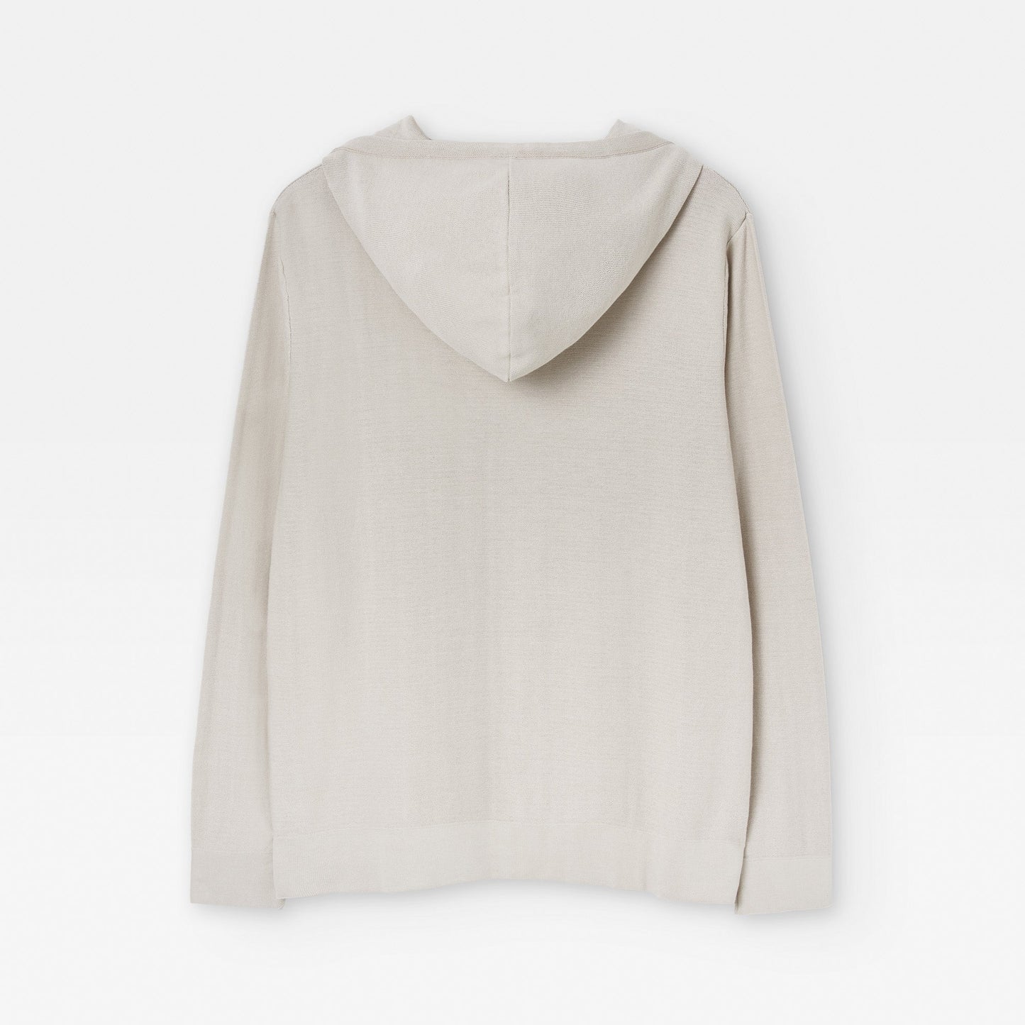 Light Grey Cotton Hoodie