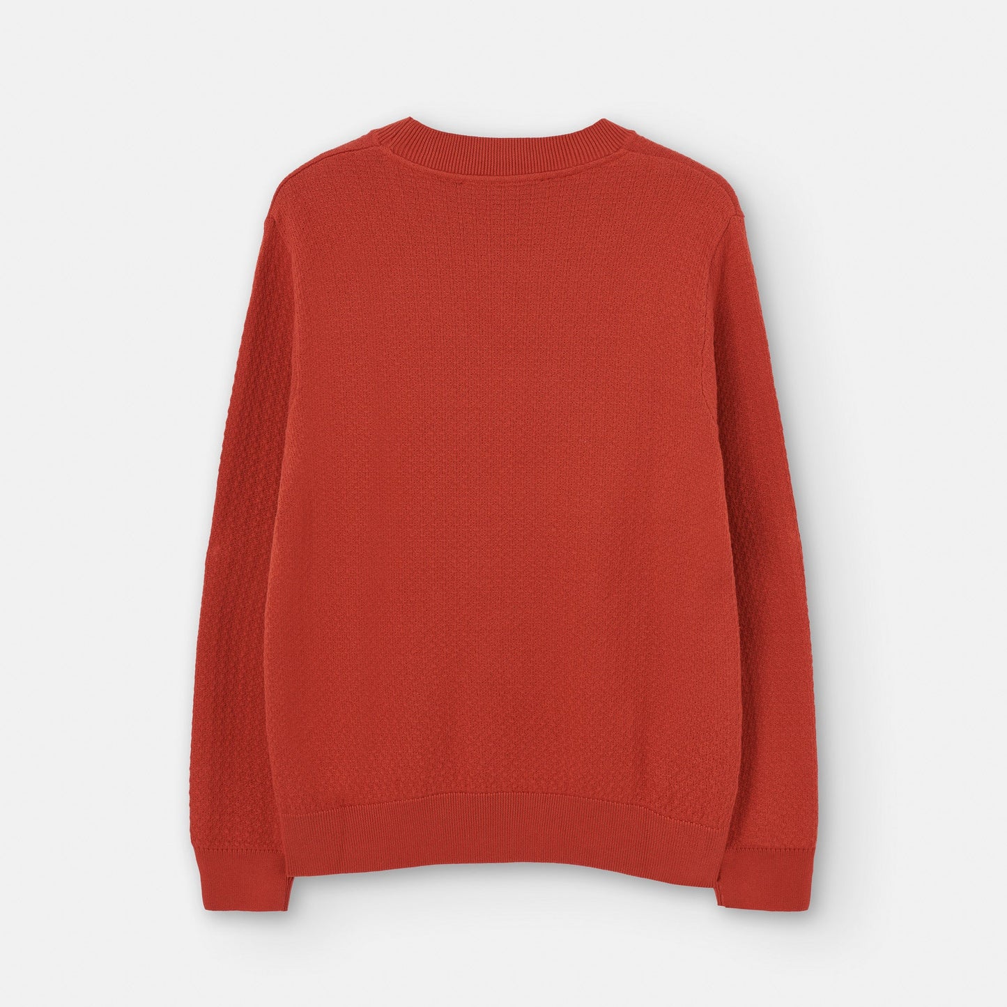 Tile Red Cotton Knit Sweater