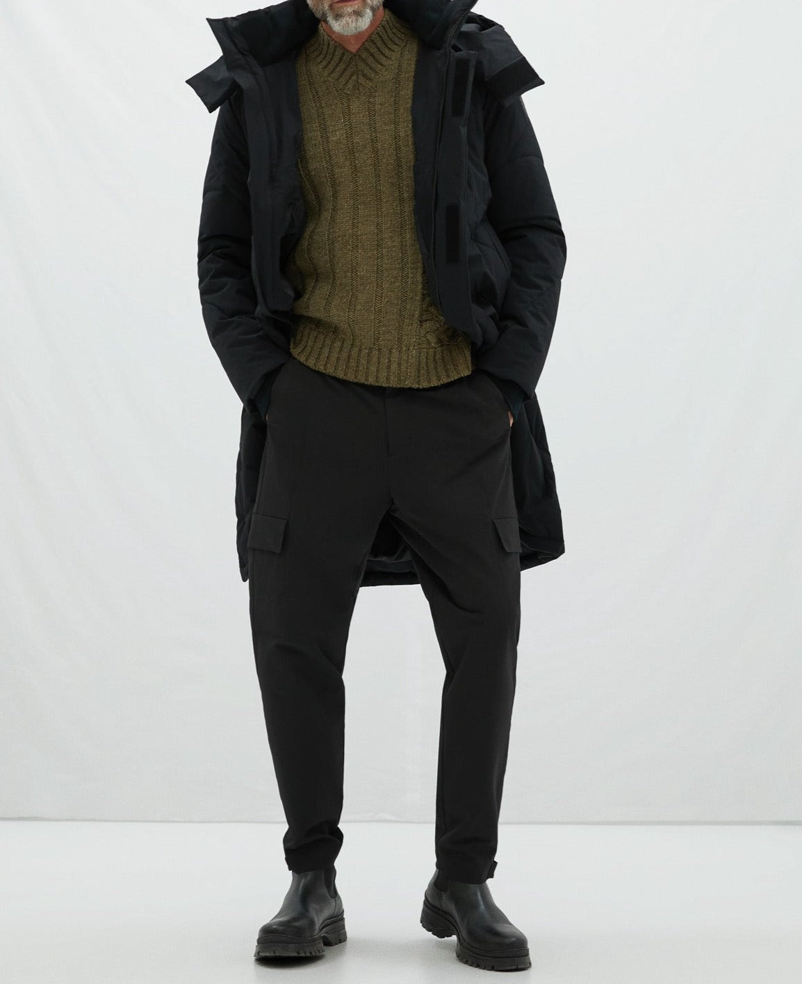 Green Braided Wool Sweater