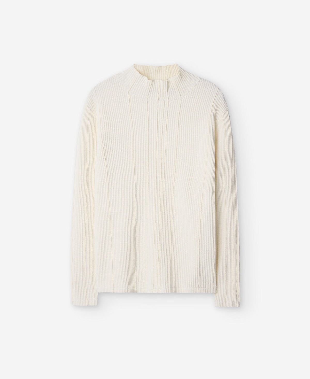Ecru Cotton Sweater For Men