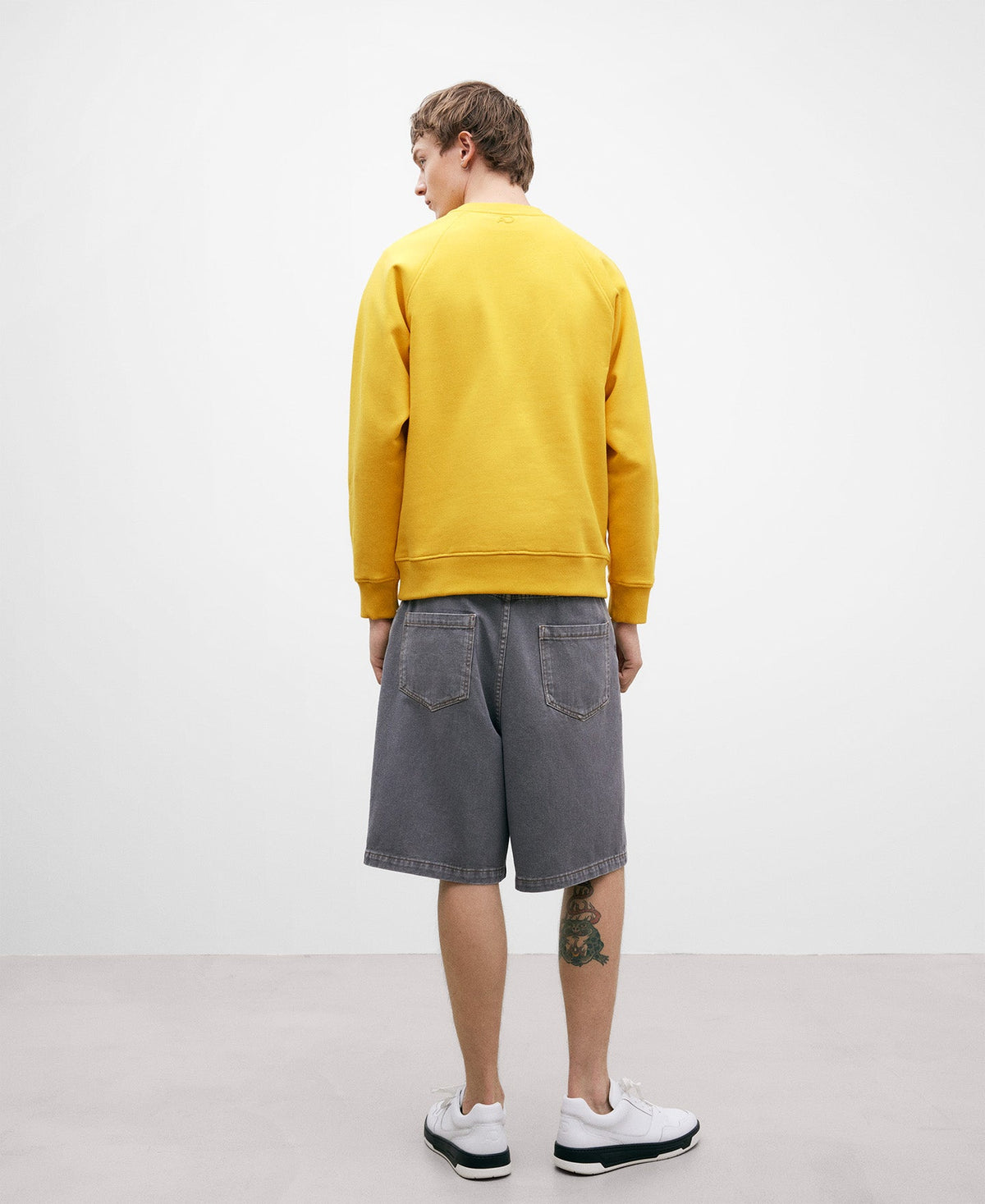 Yellow Cotton Sweatshirt