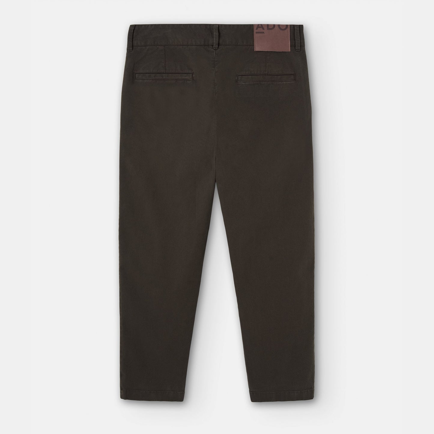 Dark Green Carrot Silhouette Darts Trousers
