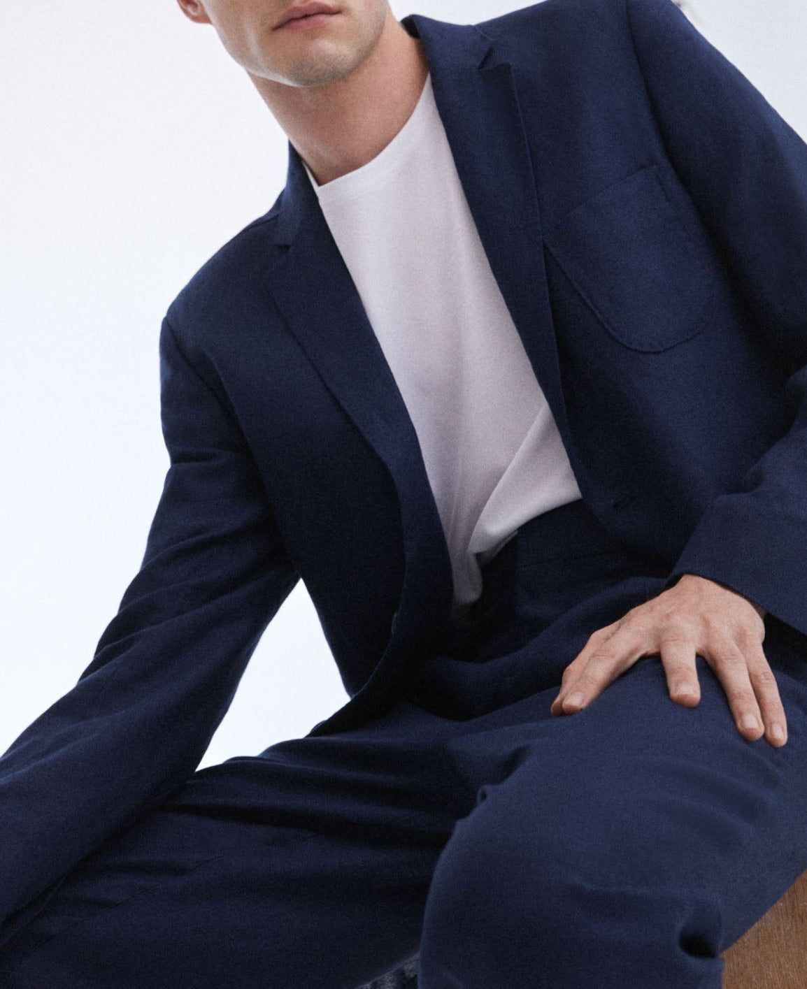 Blue Classic Blue Tailoring Trousers