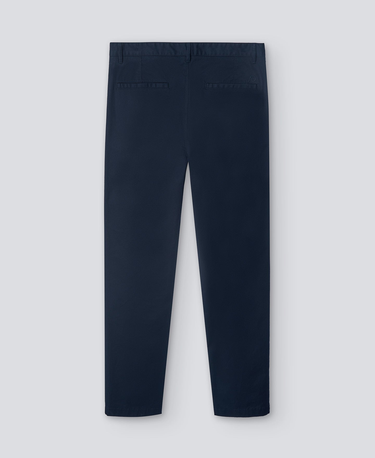 Navy Blue Twill Chino Trousers