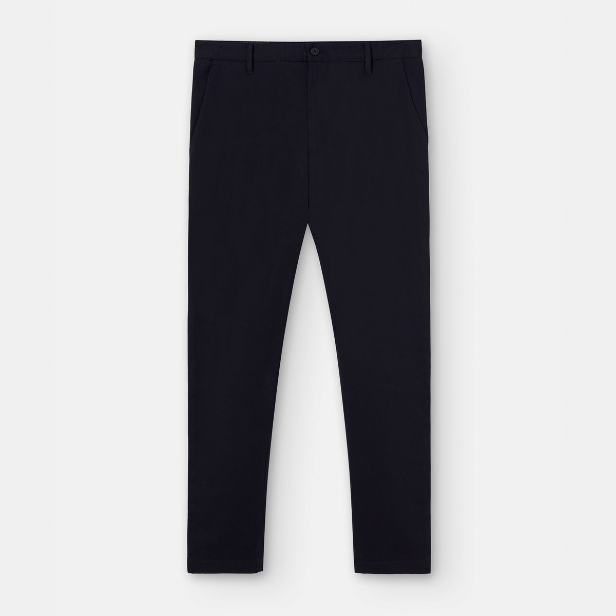 Black Responsible Cotton Chino Trousers