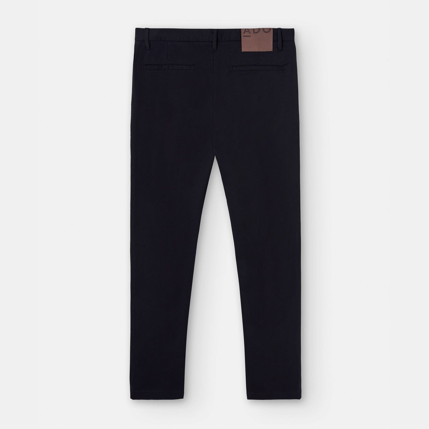 Black Responsible Cotton Chino Trousers