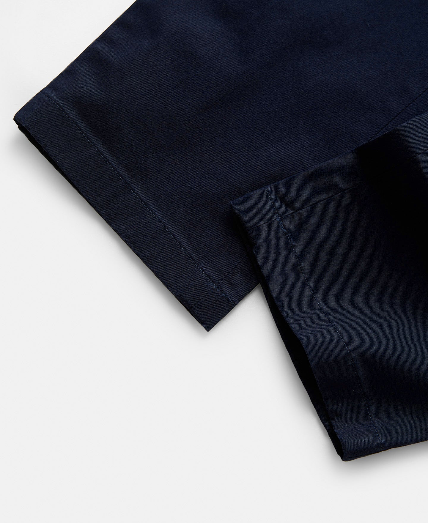 Navy Blue Organic Cotton Chino Trousers