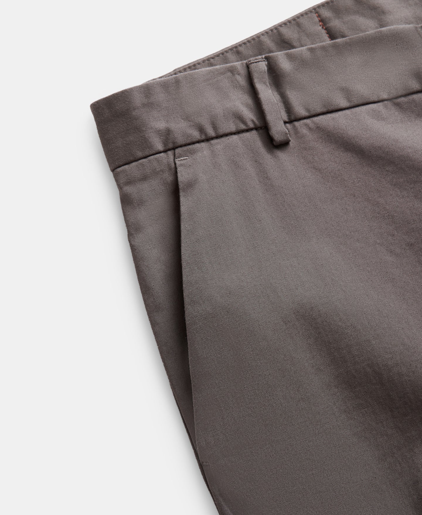 Grey Organic Cotton Chino Trousers