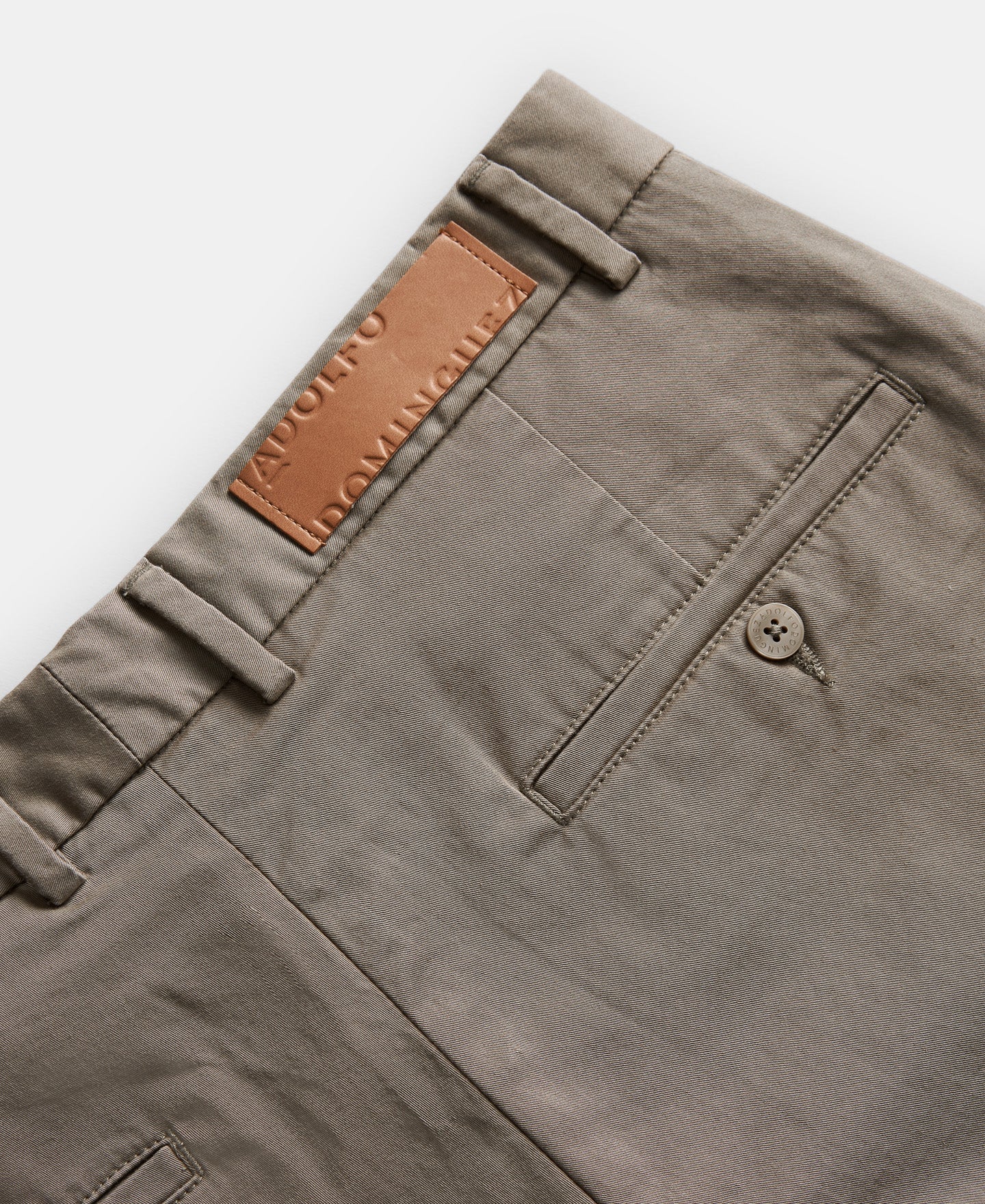 Ike Green Organic Cotton Chino Trousers