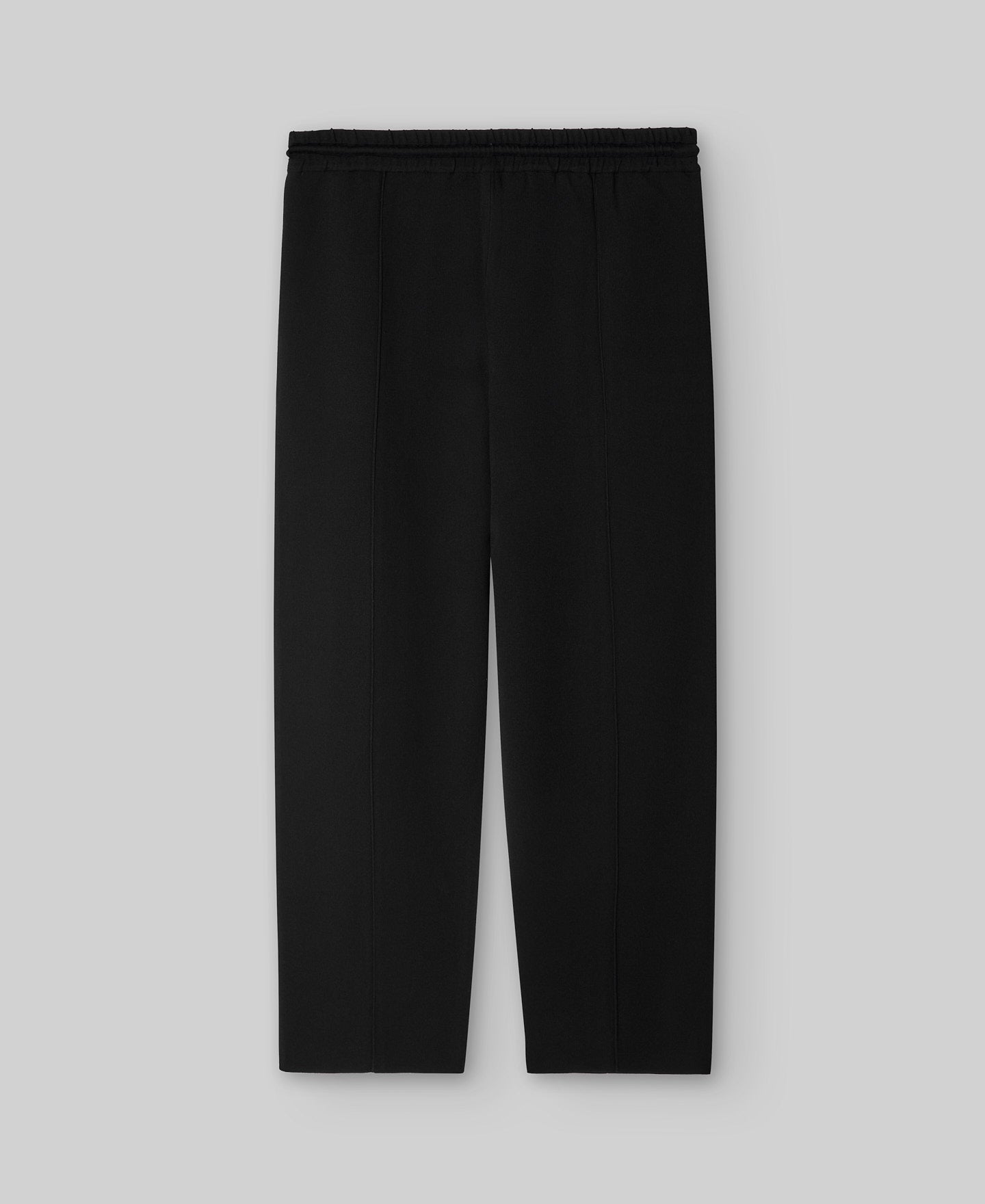 Black Knit Trousers for Men