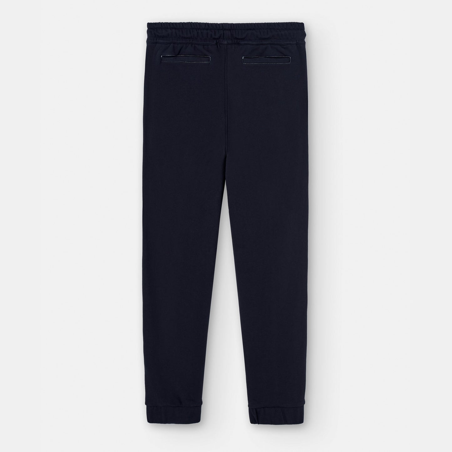 Navy Blue Organic Cotton Jogger Trousers