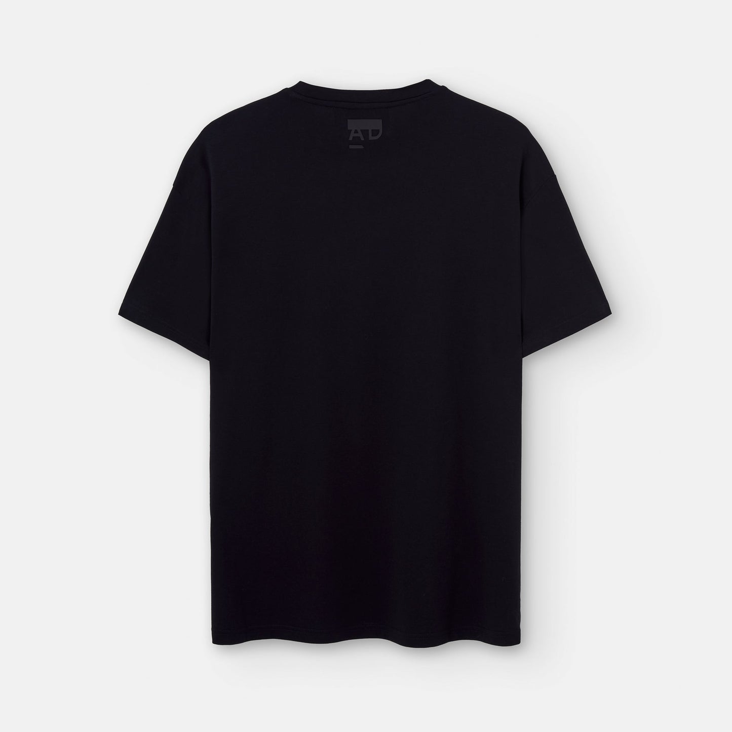 Black Oversize Printed Cotton T-Shirt