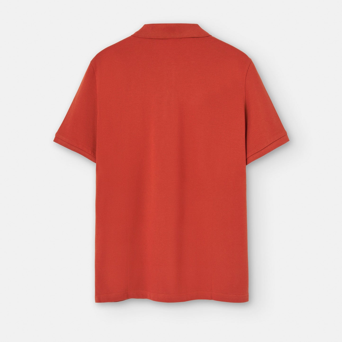 Tile Red Cotton Pique Two Button Polo Shirt