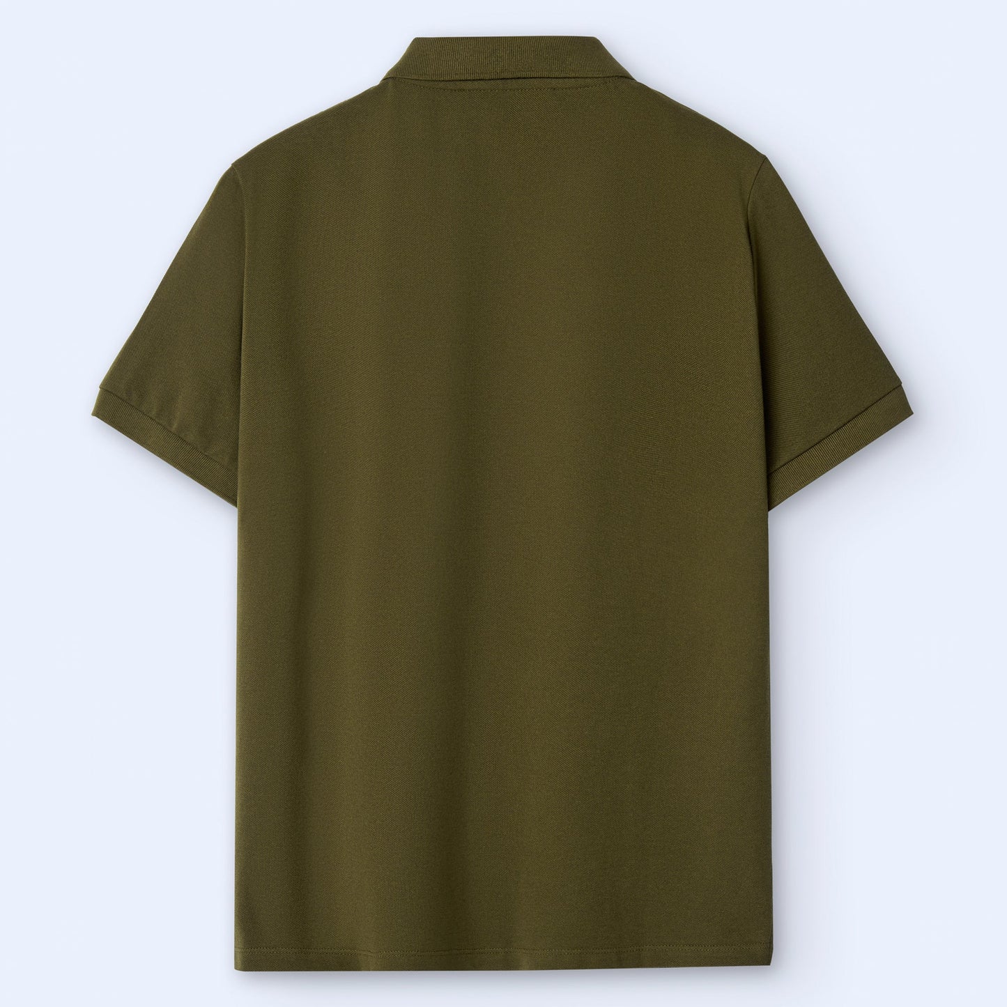 Slim Fit Khaki Cotton Polo