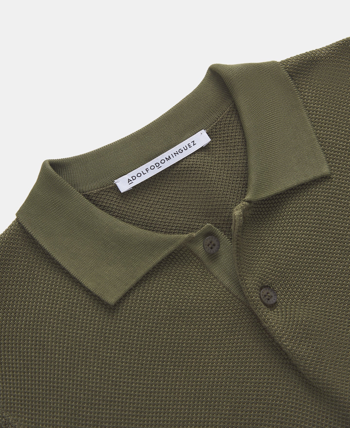 Khaki Cotton And Viscose Polo Shirt