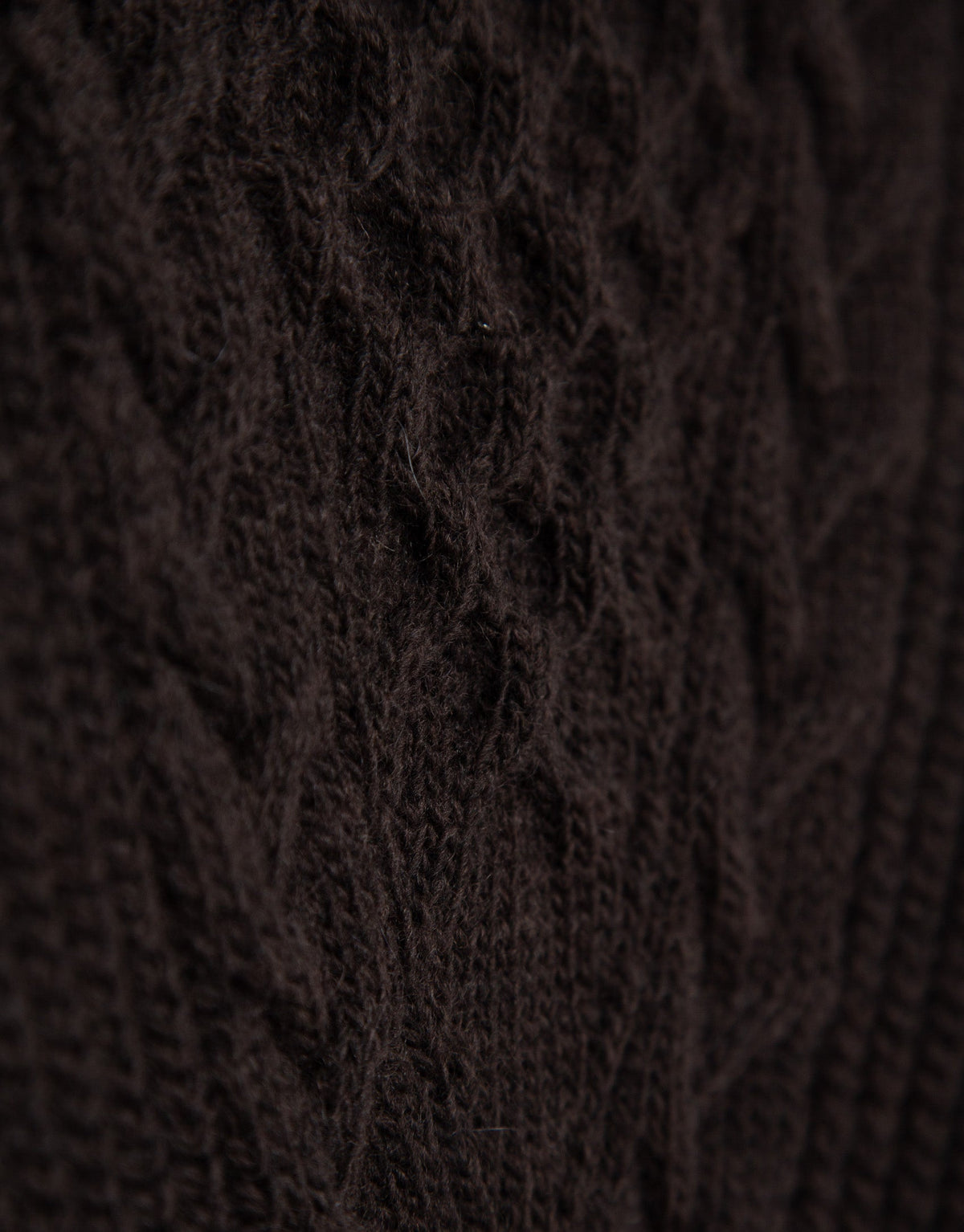 Brown Chunky Knit Sweater