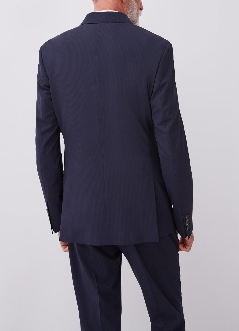 Navy Blue Classic Two-Piece Suit
