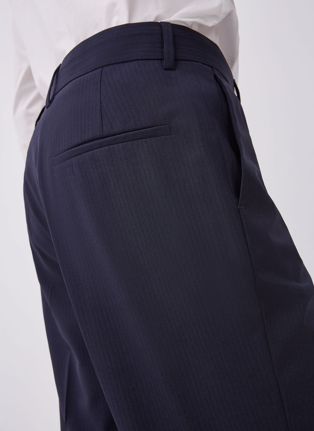 Navy Blue Classic Two-Piece Suit