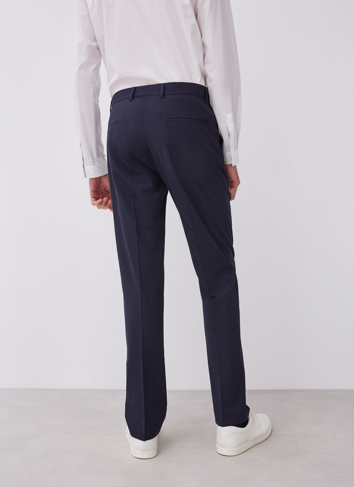 Navy Blue Classic Two-Piece Suit