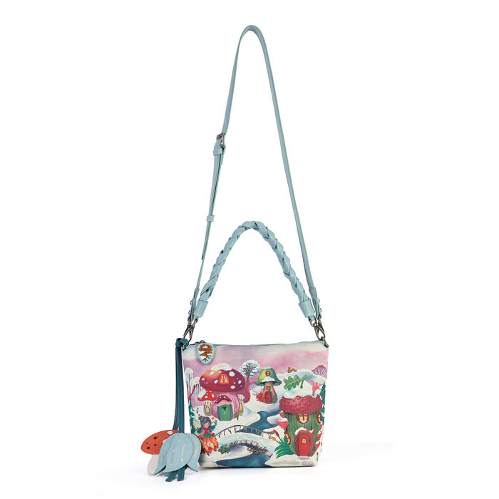 Vendula London Fairy Village Pippa Bag – with detachable crossbody strap