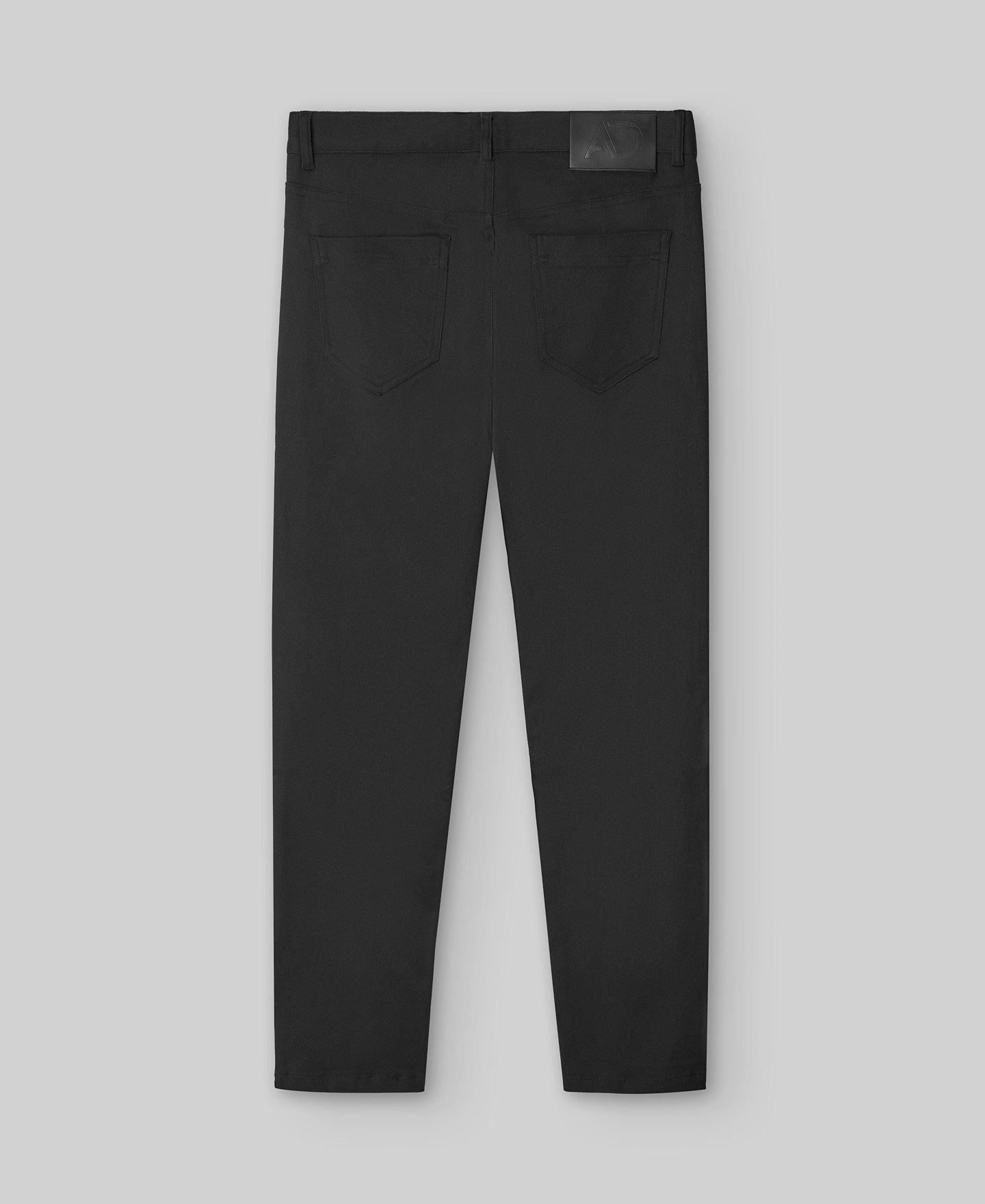 Cotton denim trousers man in charcoal grey