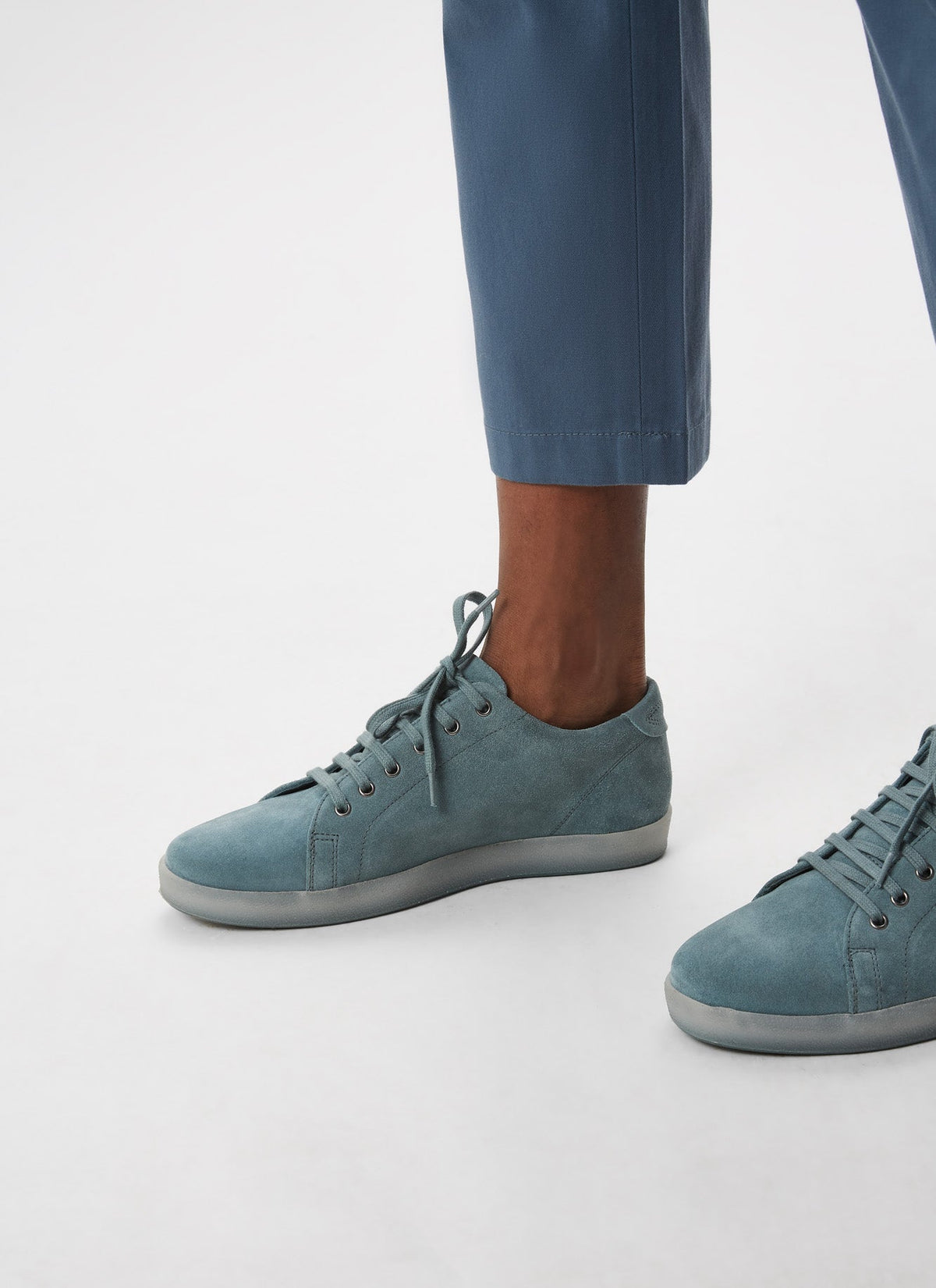 Lagoon Suede Sneakers With Rubber Sole