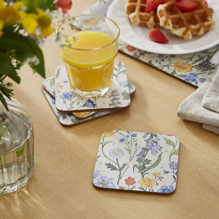 Cottage Garden Coaster 4pcs Set