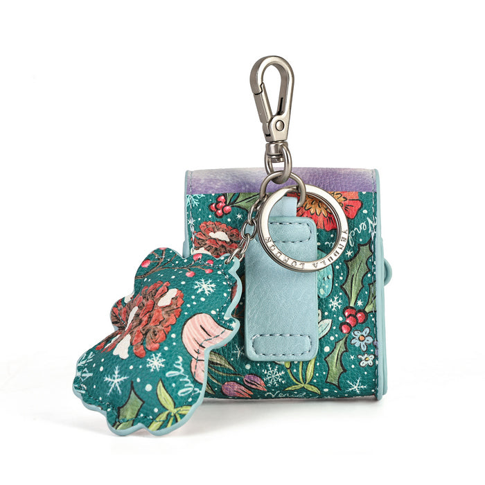 Vendula London Fairy Village Pods Case – back with clip and charm