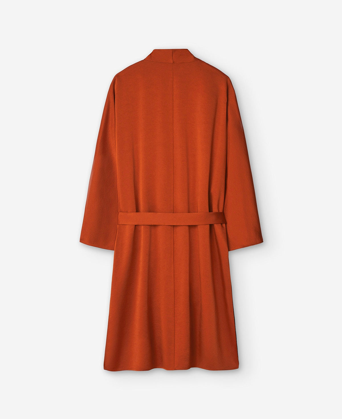 Dark Orange Woman's Fluid Jacket