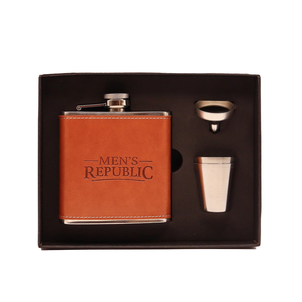 Men's Republic | Hip Flask, Funnel and 2 Cups