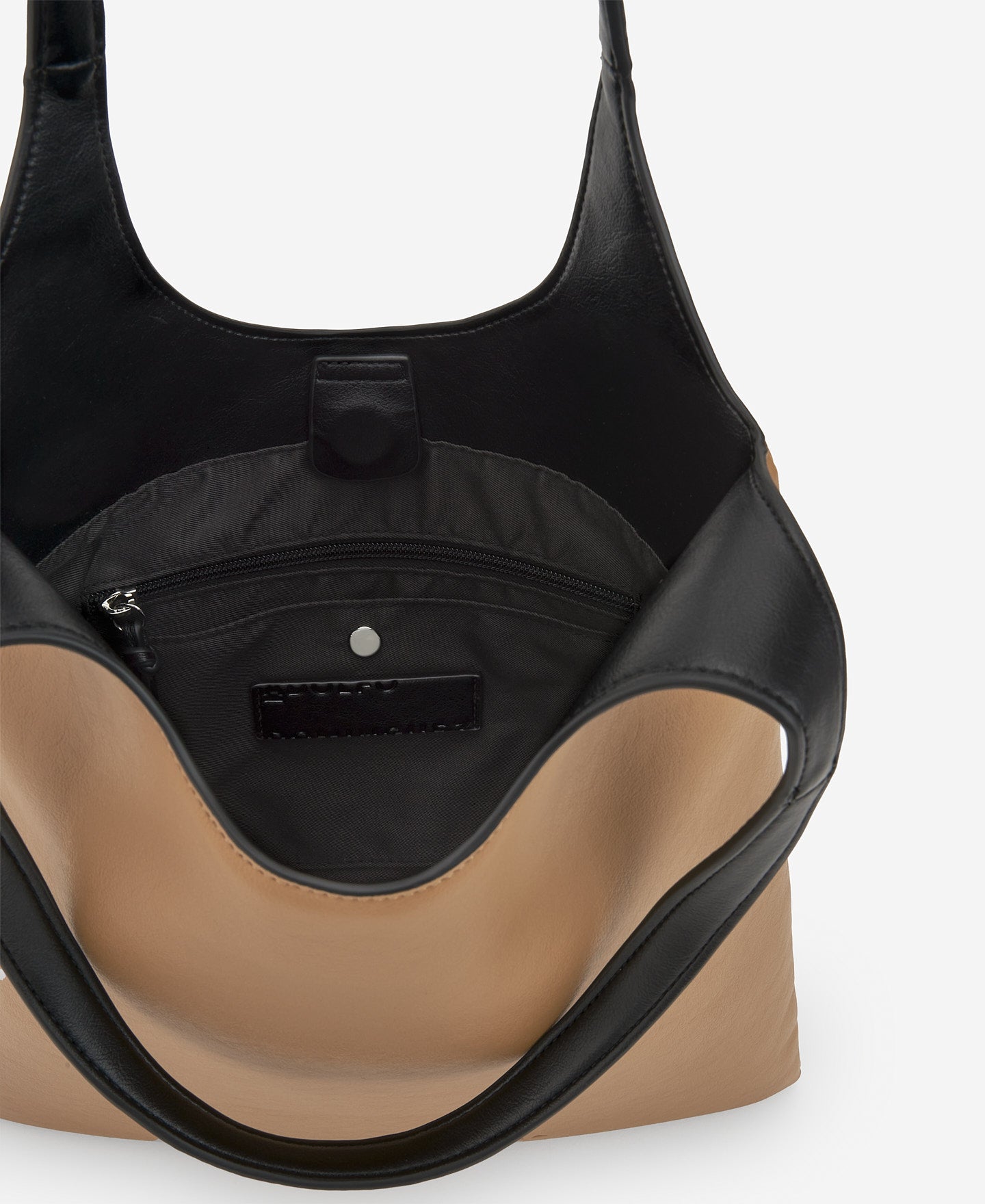 Rounded Handles Shopper Bag